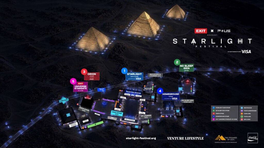 Starlight Festival Map